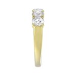 14K YELLOW GOLD 2.00CT ROUND DIAMOND LADIES BAND - Image 4