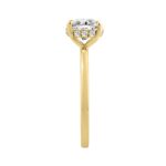 14K YELLOW GOLD 2.00CT ROUND DIAMOND LADIES RING (CENTER STONE ROUND DIAMOND 2CT) - Image 3