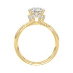 14K YELLOW GOLD 3 5/8CT ROUND DIAMOND BRIDAL SET (CENTER STONE ROUND DIAMOND 2CT) - Image 2
