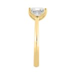 14K YELLOW GOLD 3.00CT CUSHION DIAMOND LADIES RING - Image 3