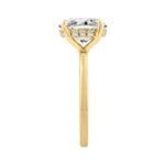 14K YELLOW GOLD 3.00CT OVAL/ROUND DIAMOND LADIES RING (CENTER STONE OVAL DIAMOND 3.00CT) - Image 3