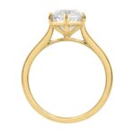 14K YELLOW GOLD 4.00CT MARQUISE DIAMOND LADIES SOLITAIRE RING (CENTER STONE MARQUISE DIAMOND 4CT - Image 2