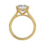 14K YELLOW GOLD 5.00CT EMERALD DIAMOND LADIES RING (CENTER STONE EMERALD DIAMOND 5CT) - Image 2
