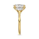 18K YELLOW GOLD 3 1/5CT OVAL DIAMOND LADIES RING (CENTER STONE OVAL DIAMOND 2CT) - Image 4