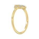 Classic 10K Yellow Gold  Round Lab Grown Diamond ladies Ring 1/2CT (Color F-G -Clarity VS1/VS2) - Image 3