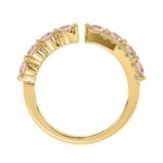 ETERNAL BLUSH COLLECTION LADIES RING 1CT ROUND DIAMOND 14K YELLOW GOLD - Image 5