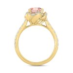 ETERNAL BLUSH COLLECTION LADIES RING 2CT ROUND DIAMOND 14K YELLOW GOLD (CENTER STONE PINK ROUND DIAMOND 1 1/2CT) - Image 3
