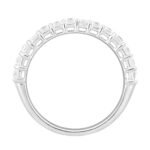 LADIES BAND 1 1/2CT EMERALD DIAMOND 14K WHITE GOLD - Image 2