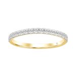 LADIES BRIDAL SET 3CT ROUND/PEAR DIAMOND 14K YELLOW GOLD (CENTER STONE ROUND DIAMOND 2CT ) - Image 7