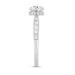 LADIES RING 1 1/2CT ROUND DIAMOND 14K WHITE GOLD (CENTER STONE ROUND DIAMOND 1CT) - Image 3