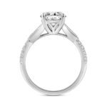 LADIES RING 2 1/4CT ROUND DIAMOND 14K WHITE GOLD (CENTER STONE ROUND DIAMOND 2.00CT) - Image 3
