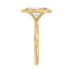 LADIES SOLITAIRE RING 2CT MARQUISE DIAMOND 14K YELLOW GOLD (CENTER STONE MARQUISE DIAMOND 2CT ) - Image 4