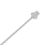 18K WHITE GOLD 7.00CT ROUND DIAMOND LADIES TENNIS NECKLACE - Image 2