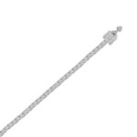 18K WHITE GOLD 7.00CT ROUND DIAMOND LADIES TENNIS NECKLACE - Image 3