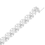 18K WHITE GOLD 11 1/4CT ROUND/PEAR/MARQUISE DIAMOND LADIES BRACELET - Image 3