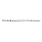 LADIES BANGLE 5CT ROUND DIAMOND 14K WHITE GOLD - Image 3
