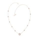 14K ROSE GOLD 2 1/4CT ROUND DIAMOND LADIES NECKLACE - Image 3