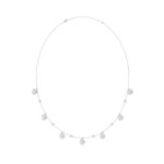 14K WHITE GOLD 1 1/2CT ROUND DIAMOND LADIES NECKLACE - Image 2