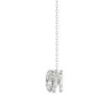 14K WHITE GOLD 1 1/2CT ROUND DIAMOND LADIES PENDANT WITH CHAIN - Image 2