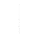 14K WHITE GOLD 1.00CT ROUND/PEAR DIAMOND LADIES NECKLACE - Image 3