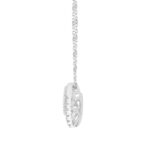 14K WHITE GOLD 3/4CT ROUND DIAMOND LADIES PENDANT WITH CHAIN (CENTER STONE ROUND DIAMOND 1/2CT) - Image 2