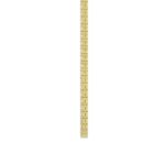 14K YELLOW GOLD 9 1/2CT 16" ROUND DIAMOND LADIES TENNIS NECKLACE - Image 2