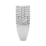 Elegant 14K White Gold 1.00Ct Round Diamond Band Women Classic Band Jewelry (Color F-G -Clarity Vs1/Vs2) - Image 3