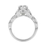 Elegant 14K White Gold 4 1/5Ct Marquise Diamond Ring Women Fashion Engagement Ring (Color F-G -Clarity Vs1/Vs2) - Image 2