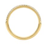 Elegant 14K Yellow Gold 1.00Ct Round Diamond Band Women Classic Band Jewelry (Color F-G -Clarity Vs1/Vs2) - Image 2