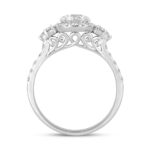LADIES RING 1 1/2CT ROUND DIAMOND 14K WHITE GOLD (CENTER STONE ROUND DIAMOND 1CT) - Image 2