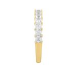 LADIES BAND 1CT PRINCESS DIAMOND 14K YELLOW GOLD - Image 3