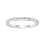 14K WHITE GOLD 1 1/2CT ROUND/OVAL DIAMOND LADIES BRIDAL SET (CENTER STONE OVAL DIAMOND 1CT) - Image 4