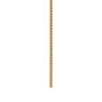 14K YELLOW GOLD 6.00CT 20 INCH ROUND DIAMOND MEN'S NECKLACE - Image 2