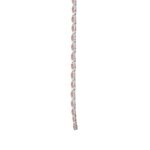 LADIES NECKLACE 15CT ROUND/PEAR/OVAL DIAMOND 14K WHITE/ROSE GOLD - Image 3