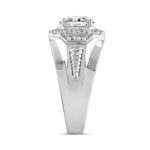 MENS RING 2 3/4CT ROUND DIAMOND 14K WHITE GOLD (CENTER STONE ROUND DIAMOND 2.00CT) - Image 3