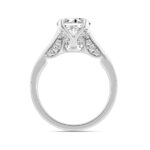 LADIES RING 2.25CT ROUND DIAMOND 14K WHITE GOLD (CENTER STONE ROUND DIAMOND 2.00CT) - Image 2