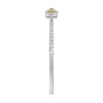 1K WHITE GOLD 2 1/2CT ROUND/PEAR/MARQUISE DIAMOND LADIES BANGLE - Image 4