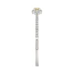14K WHITE GOLD 3.00CT ROUND/OVAL DIAMOND LADIES BANGLE - Image 3