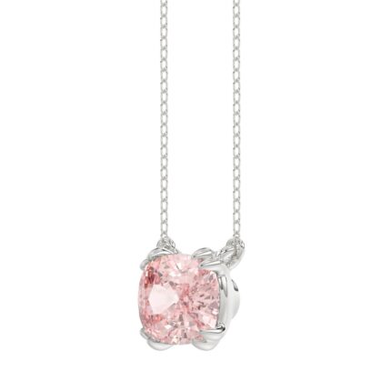 14K YELLOW GOLD 3/4CT ROUND/PEAR DIAMOND LADIES PENDANT WITH CHAIN (CENTER STONE PEAR DIAMOND 1/2CT)