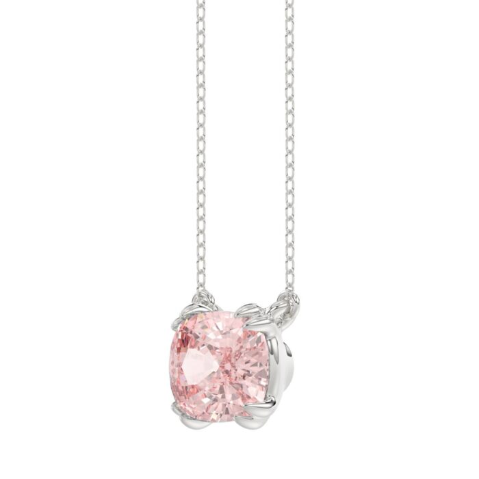14K YELLOW GOLD 3/4CT ROUND/PEAR DIAMOND LADIES PENDANT WITH CHAIN (CENTER STONE PEAR DIAMOND 1/2CT) - Image 1