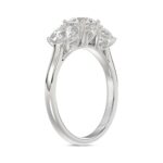 14K WHITE GOLD 2 1/3CT ROUND DIAMOND LADIES RING - Image 3