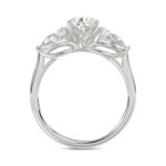 14K WHITE GOLD 2 5/8CT PEAR DIAMOND LADIES RING (CENTER STONE PEAR DIAMOND 1 1/2CT) - Image 2