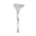 14K WHITE GOLD 2 5/8CT PEAR DIAMOND LADIES RING (CENTER STONE PEAR DIAMOND 1 1/2CT) - Image 4