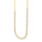 LADIES NECKLACE 14CT ROUND/PRINCESS/OVAL DIAMOND 14K YELLOW GOLD - Image 3